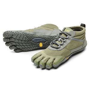 Vibram V-Trek Insulated Military/Grey Womens Trail Shoes | India-897563